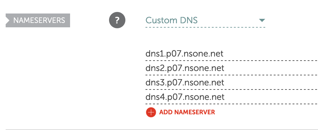 Add each Netlify DNS server from Netlify’s list